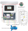 Controlador de bomba de refor&ccedil;o externo de a&ccedil;o inoxid&aacute;vel 10HP