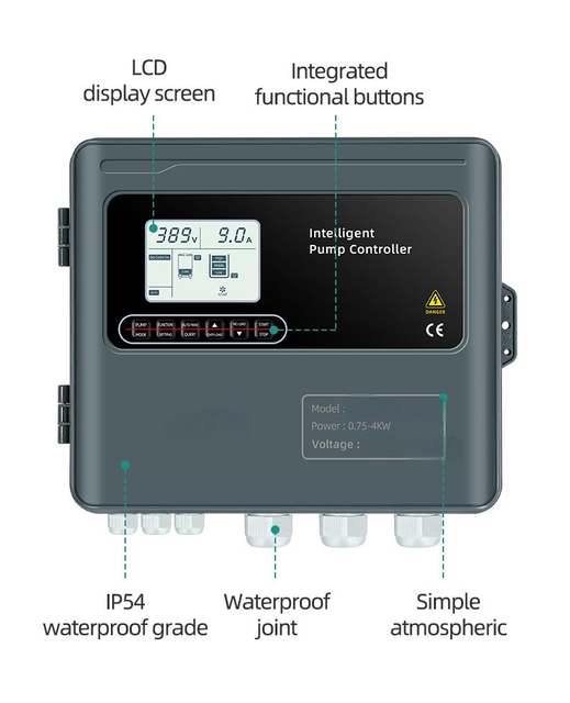Sensor inteligente de n&iacute;vel de &aacute;gua e controle de bomba de irriga&ccedil;&atilde;o com interruptor de press&atilde;o com temporizador