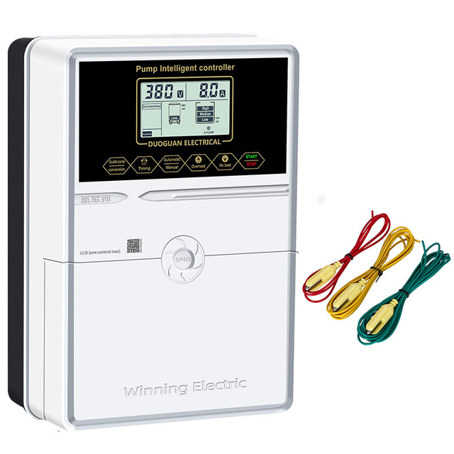 Contr&ocirc;leur de pompe &agrave; eau industrielle, double pompe triphas&eacute;e 11kw