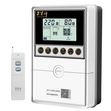 Controlador de bomba de agua dom&eacute;stica monof&aacute;sica de 2,2 kW